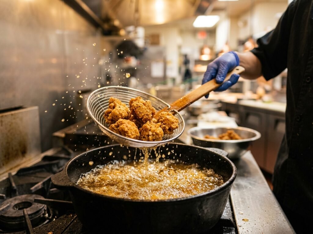 Crispy Honey Garlic Chicken Bites