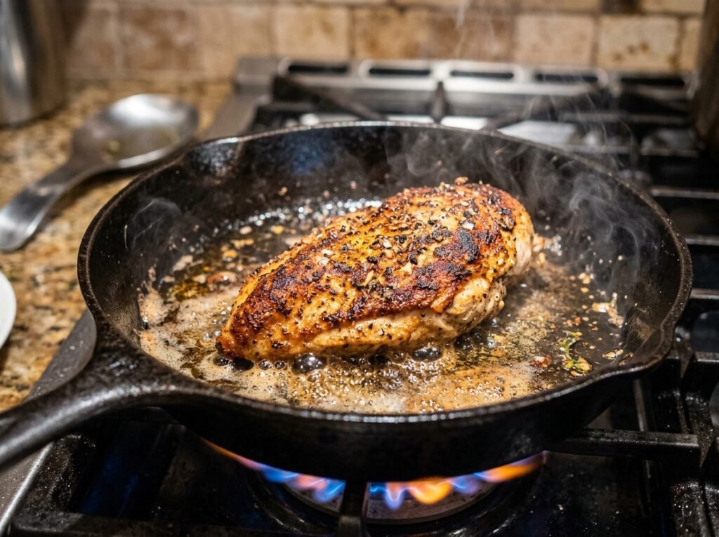 creamy tuscan chicken skillet