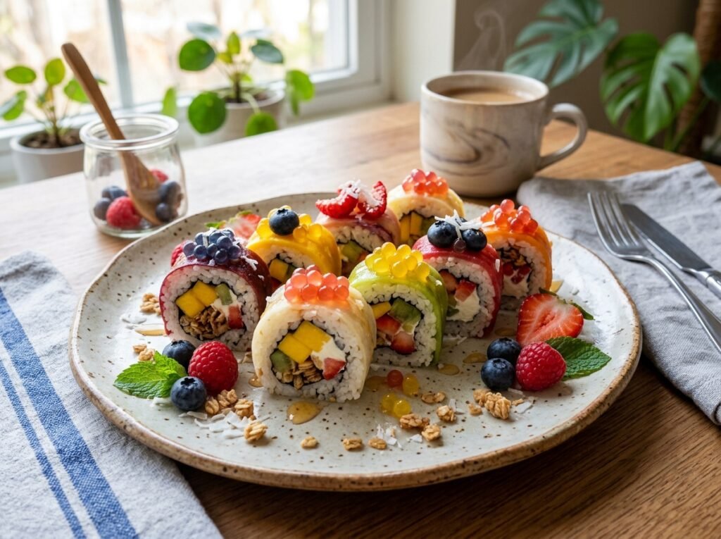 Breakfast Sushi Rolls