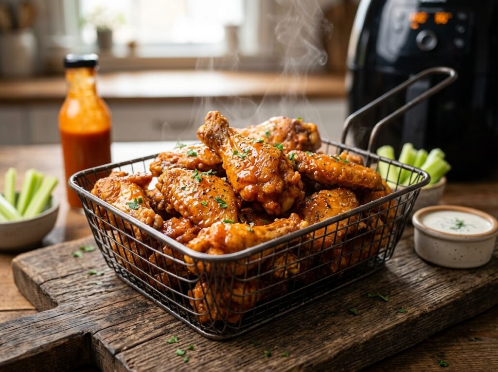 The Crispiest Air Fryer Chicken Wings