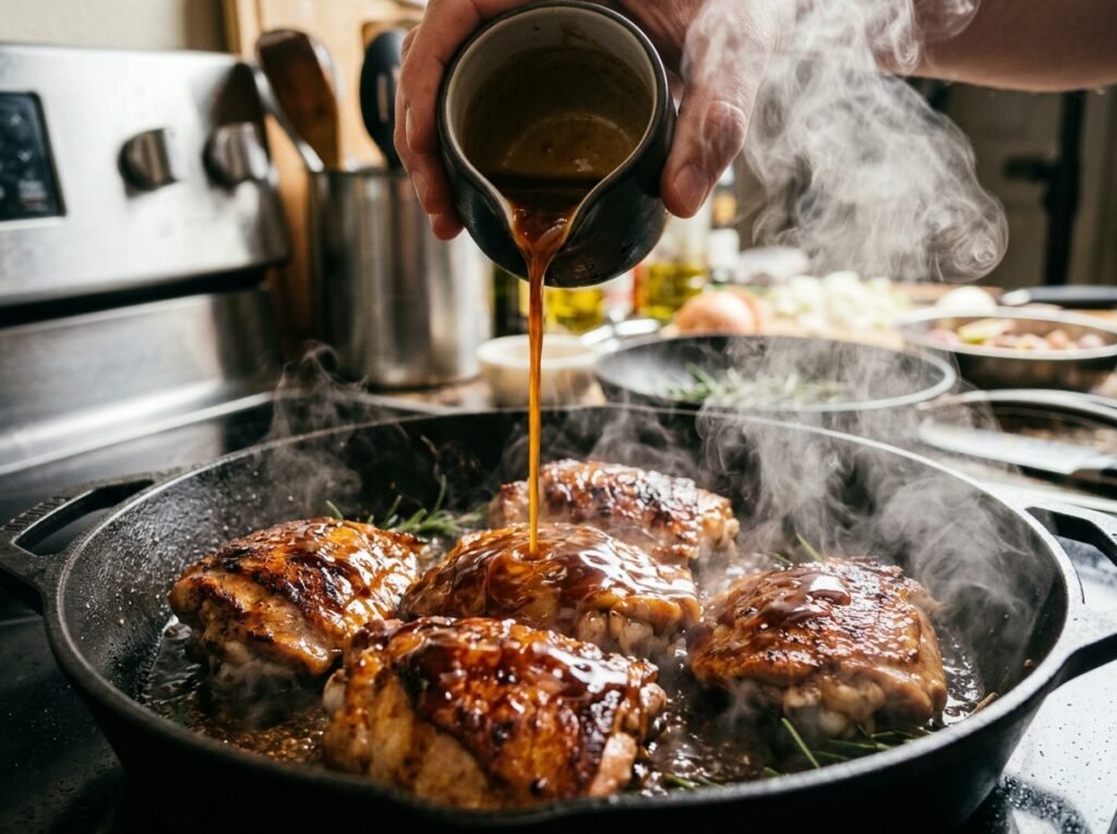 Honey Sriracha Chicken Rice Bowl Recipe