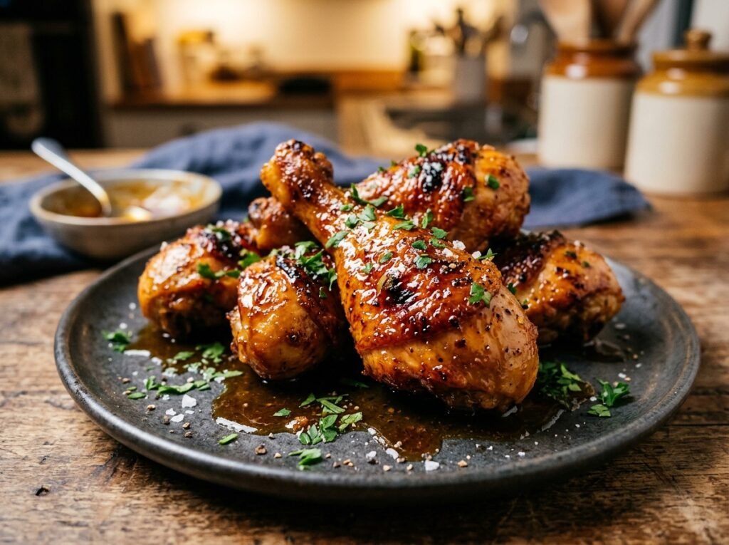 bbq honey glazed chicken drumsticks