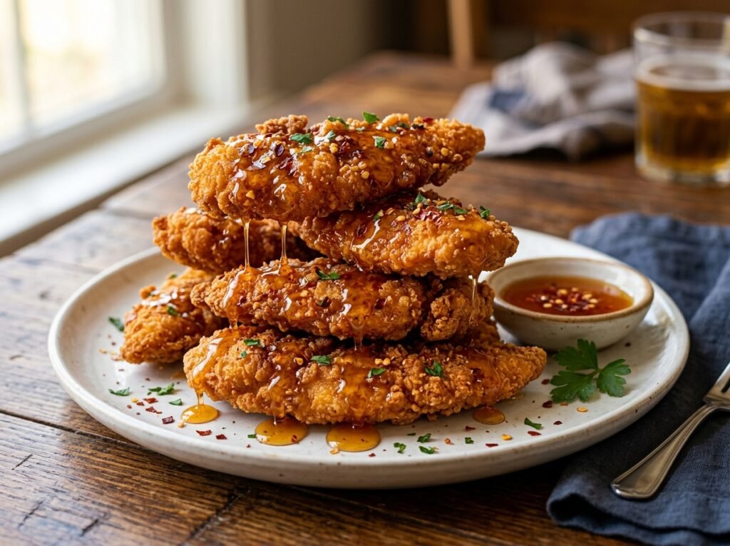 Hot Honey Chicken Tenders Recipe