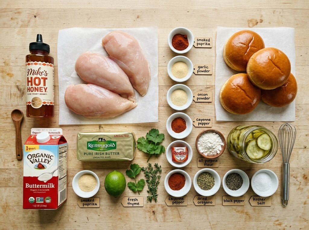 Crispy Hot Honey Chicken Sandwich Recipe