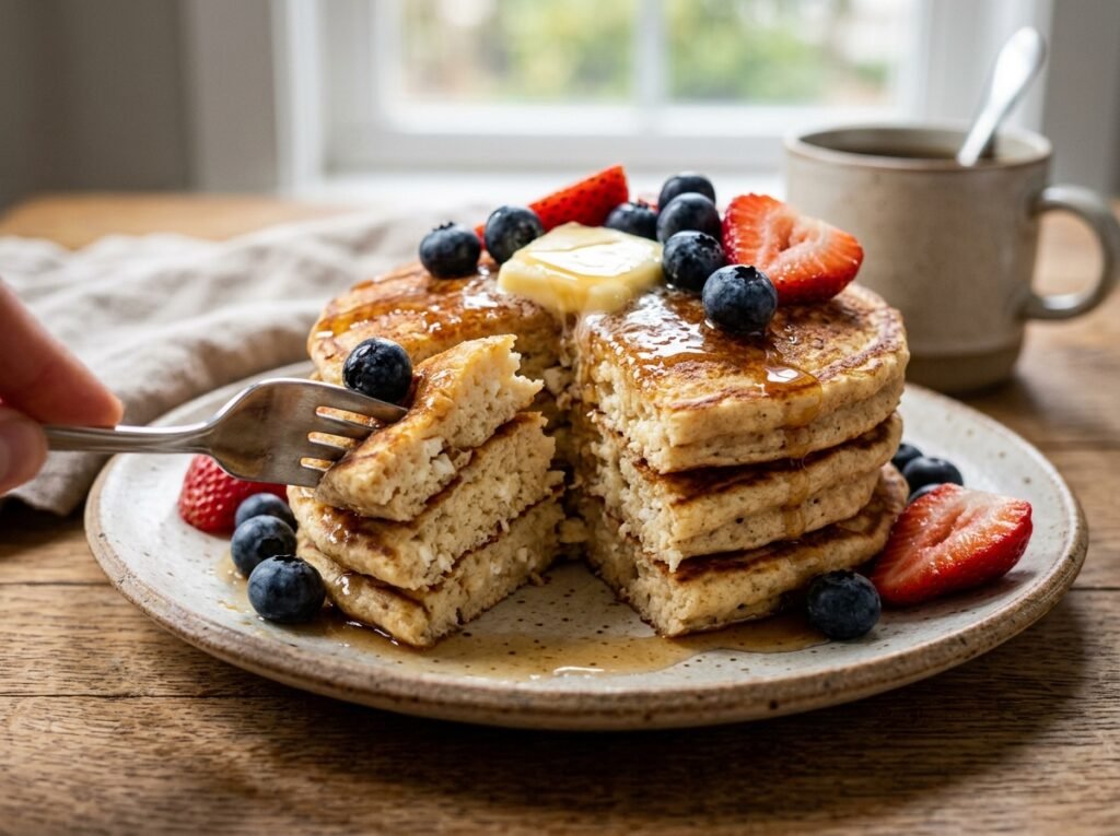 cottage-cheese-protein-pancakes