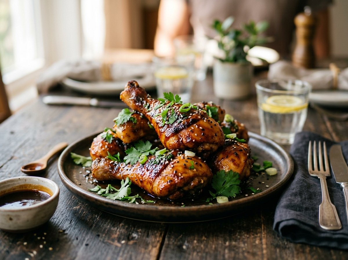 bbq honey glazed chicken drumsticks