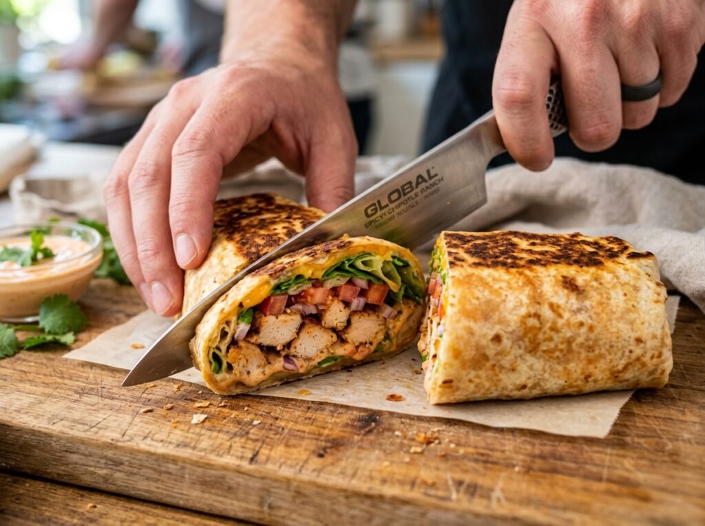 Chipotle Ranch Chicken Wrap Recipe