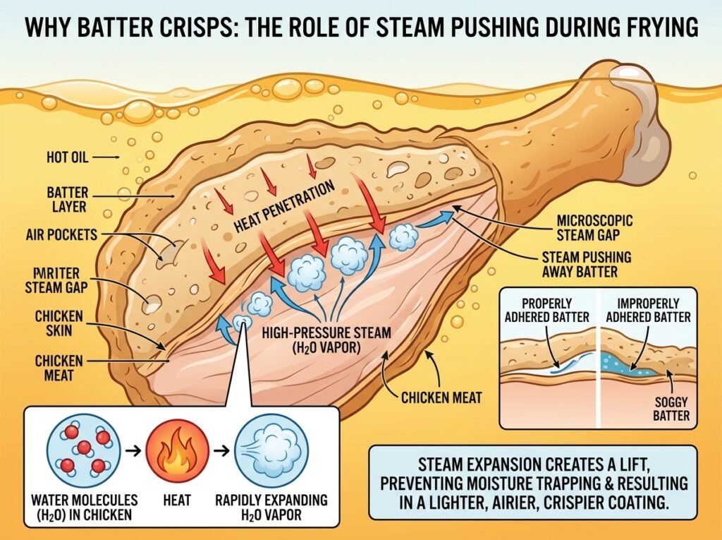 Why Chicken Coating Falls Off